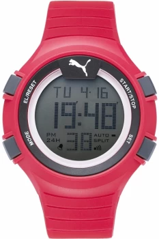 Image of Mens Puma PU91128 FAAS 100 L - red Alarm Chronograph Watch PU911281003