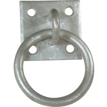 Image of 50MM X 50MM Ring on Plate Galvanised - Matlock
