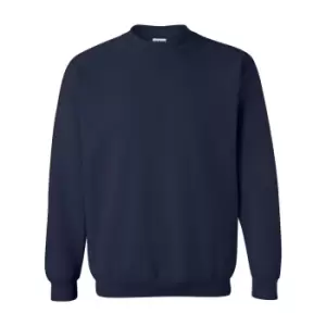 Image of Gildan Heavy Blend Unisex Adult Crewneck Sweatshirt (S) (Navy)