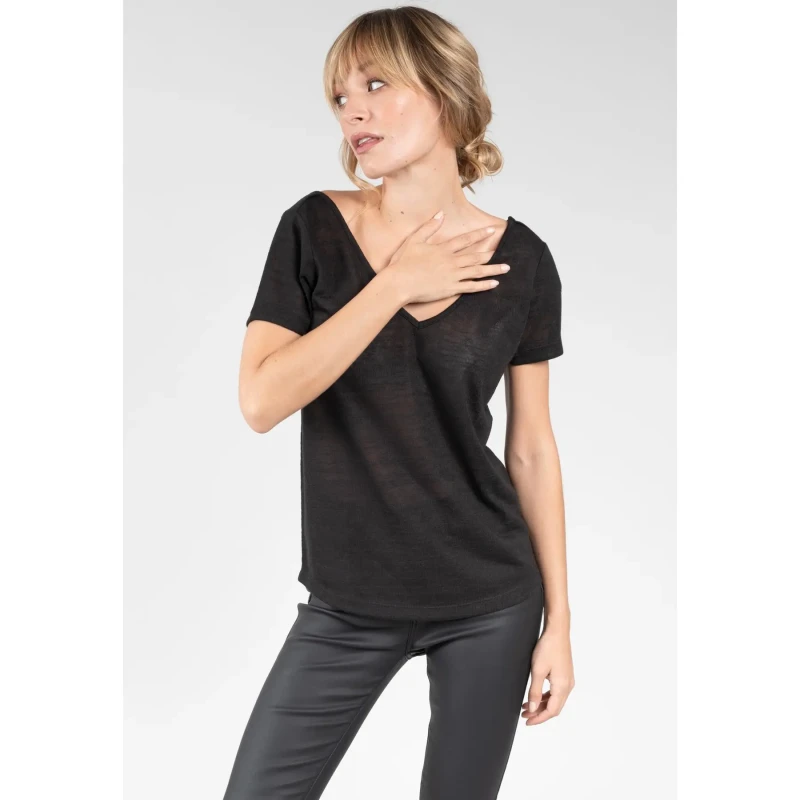 Image of Deeluxe Womens T-Shirt Deeluxe Hazel Noir Female S