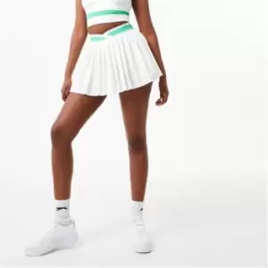 Image of Slazenger ft.Wolfie Cindy Wrap Waist Pleated Skort Womens - White