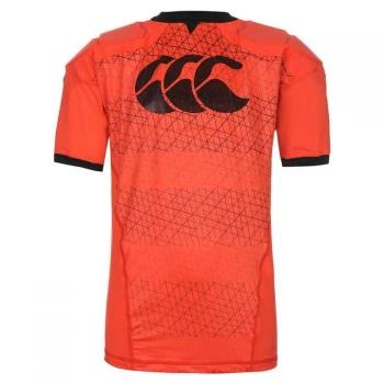 Image of Canterbury Raze Protective Playing Top Junior Boys - Red/Black