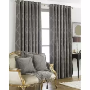 Image of Riva Home Winchester Ringtop Curtains (66x72 (168x183cm)) (Mocha)