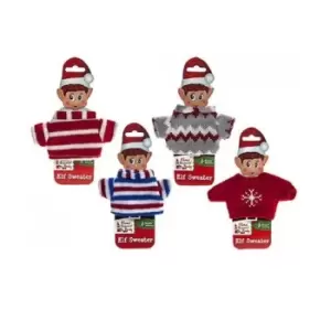 Image of Knitted Sweater For Your Christmas Elf Fits Standard size 12" VIP Elf