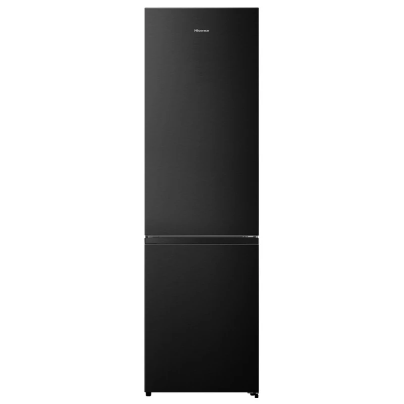 Image of Hisense RB440N4AFA 202cm 70/30 No Frost Fridge Freezer - Black Stainless Steel - A Rated
