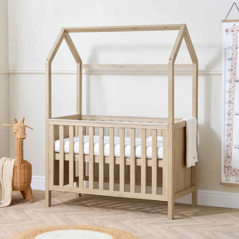 Image of Tutti Bambini Casa 3 In 1 Cot Bed 120 X 60Cm - Harvest Oak, Clear 211121/38