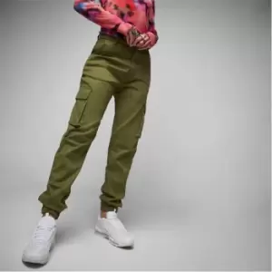Image of Missguided Basic Cargo Trousers - Green