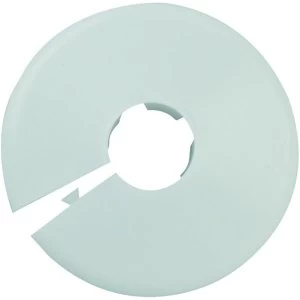 Image of Wickes White Pipe Collars - 15mm Pack of 5