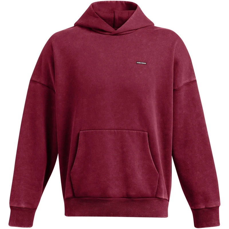 Image of Under Armour Mens Icon Hoodie Red male S
