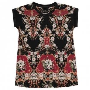 Image of Firetrap Boyfriend T Shirt Junior Girls - Baroque