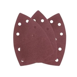 Image of Einhell Sanding Sheets Medium/Fine 80G (Pack 5)