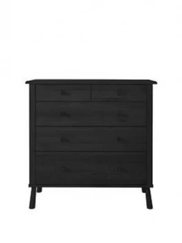 Image of Hudson Living Wycombe Chest Of Drawers- Black