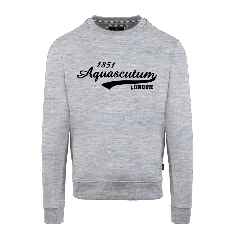 Image of Aquascutum Aquascutum Roundnk S Grey male Small