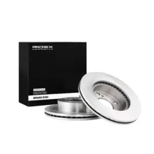 Image of RIDEX Brake disc Front Axle 82B0524 Brake rotor,Brake discs NISSAN,SUZUKI,PIXO (UA0),Alto (GF)