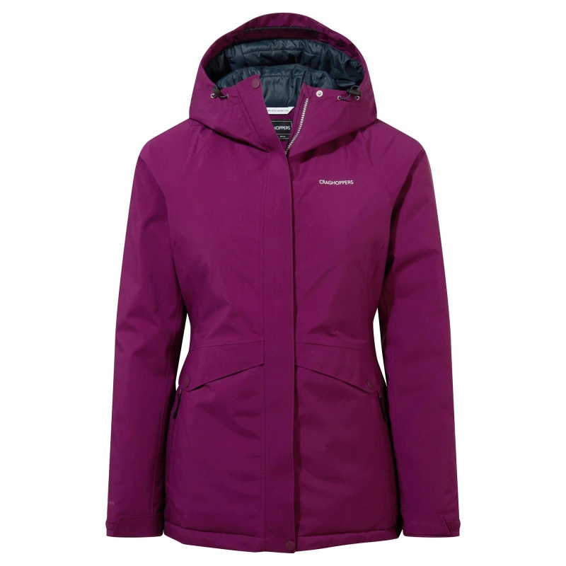 Image of Craghoppers Womens Crag Ellis Gore Waterproof Jacket Blackcurrant female 8 (XS)