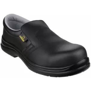 Image of Amblers Safety FS661 Unisex Slip On Safety Shoes (4 UK) (Black) - Black