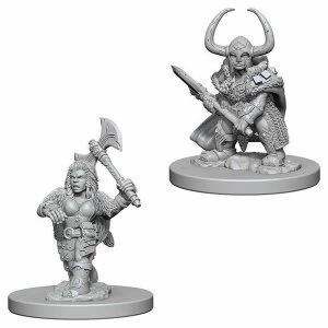 Image of Dungeons & Dragons Nolzur's Marvelous Unpainted Miniatures Dwarf Female Barbarian