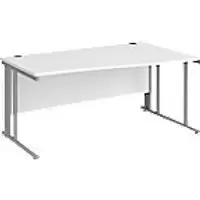 Image of Dams International Wave Desk MCM16WRSWH 1,600 x 725 x 800 - 990 mm