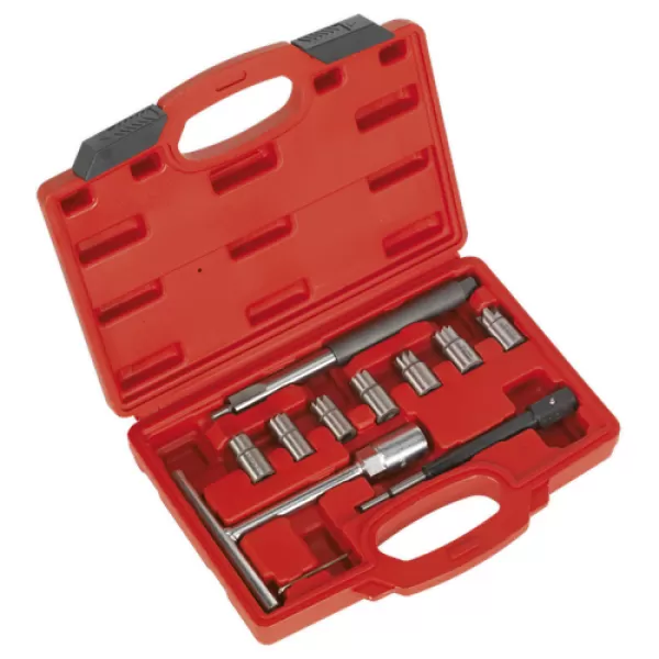 Image of Genuine SEALEY VS2055 Diesel Injector Seat Cleaner Set 10pc