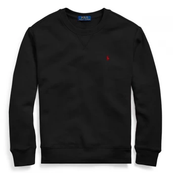 Image of Polo Ralph Lauren Junior Boys Crew Neck Sweatshirt - Polo Black