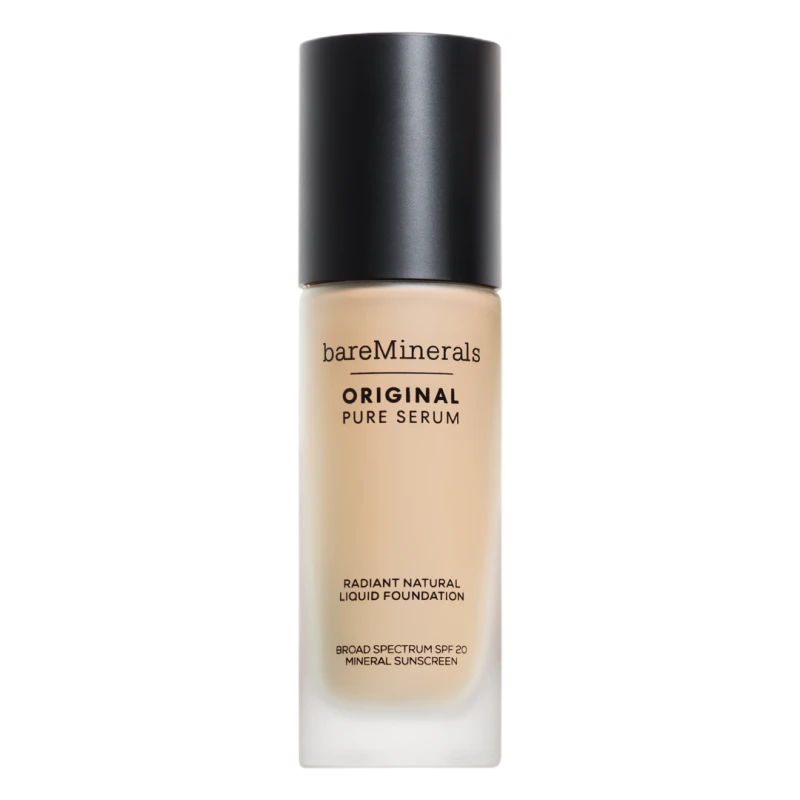 Image of bareMinerals Original Pure Serum Radiant Natural Liquid Foundation Mineral SPF20 30ml (Various Shades) - Fair Warm 1