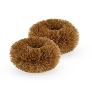 Image of Coconut Cleaning Scourers - Pack of 2 M&amp;W