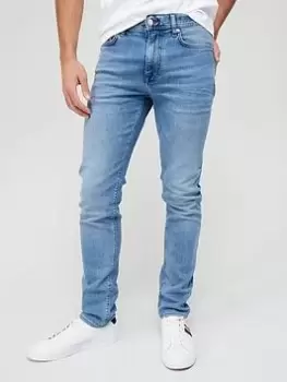 Image of Tommy Hilfiger Bleecker Slim Fit Jeans - Elm Indigo, Elm Indigo, Size 36, Length Regular, Men