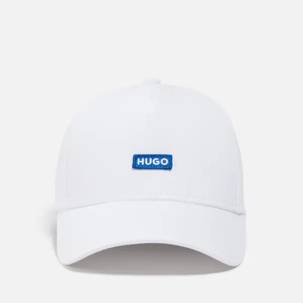 Image of HUGO Blue Jinko Cotton-Twill Cap White male 50522266-100