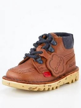 Image of Kickers Boys Kick Hi Winter Fleeced Collar Boot