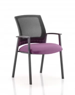 Image of Metro Visitor Chair Bespoke Colour Seat Purple