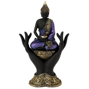 Image of Thai Buddha Sitting in Hands