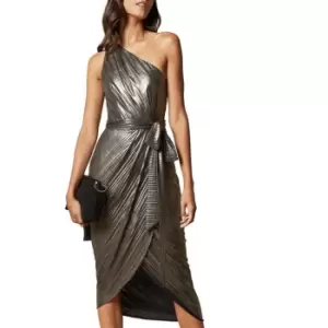 Image of Ted Baker Grbria Midi Dress - Gold