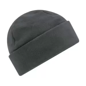 Image of Beechfield Recycled Fleece Beanie (One Size) (Steel Grey)