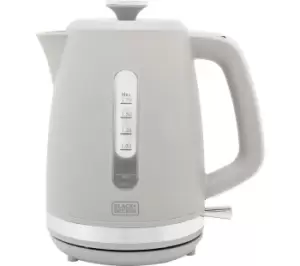 Image of BLACK DECKER BXKE10072GB Jug Kettle - Grey, Silver/Grey