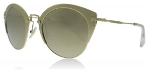 Image of Miu Miu MU53RS Sunglasses Sand Pale Gold VAF1C0 52mm