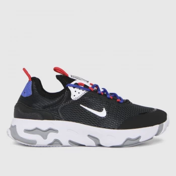 Image of Nike Black & White React Live Trainers Youth
