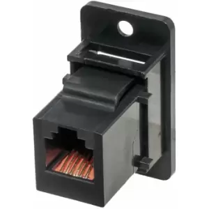 Image of Tuk Ltd - KCK66Bpm RJ12 6p6c Low Profile Panel Mount Coupler