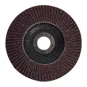 Image of Silverline Aluminium Oxide Flap Disc 125mm 40 Grit 868810