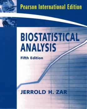 Image of Biostatistical Analysis by Jerrold H. Zar Book