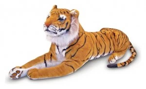 Image of Melissa and Doug Tiger Plush Toy