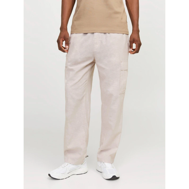 Image of Jack and Jones Karl Cargo Trousers Mens - Beige Beige XS