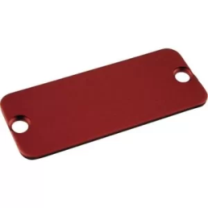 Image of Hammond Electronics 1455LALRD-10 End cover (L x W) 103mm x 30.5mm Aluminium Red 10 pc(s)