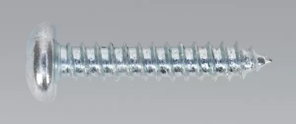 Image of Sealey STPP6338 Self Tapping Screw 6.3 x 38mm Pan Head Pozi Zinc DIN 7981CZ
