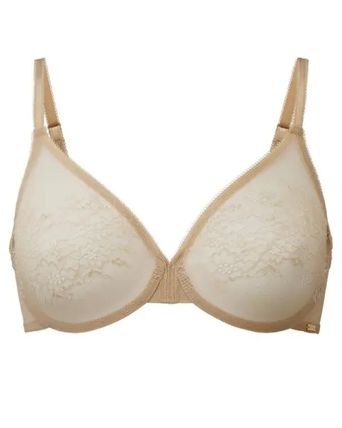 Image of Gossard Glossies Lace Moulded Bra Beige