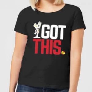 Image of Danger Mouse I Got This Womens T-Shirt - Black - M