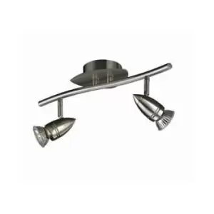 Image of Philips Massive Comet Twin Spotlight Bar - Matt Chrome