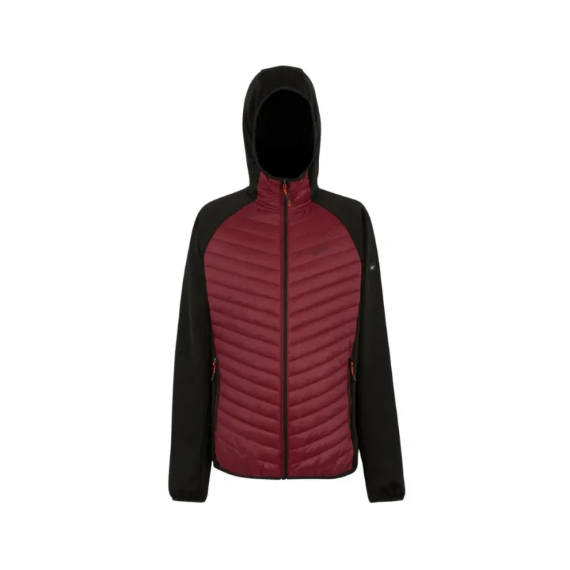Image of Regatta Regatta Men Andreson Hybrid Insulated Baffled Jacket in Maroon Size: Small Maroon S Male 5063516134527