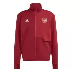 Image of adidas Arsenal Anthem Jacket 2023 2024 Adults - Red