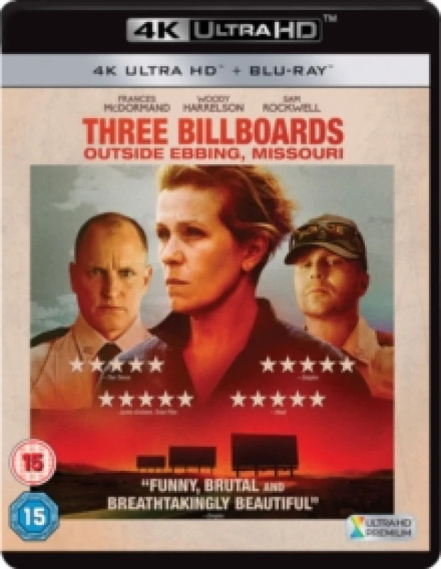 Image of Three Billboards Outside Ebbing, Missouri Bluray 5039036083218