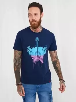 Image of Joe Browns Flying High Tee - Blue Size M, Men